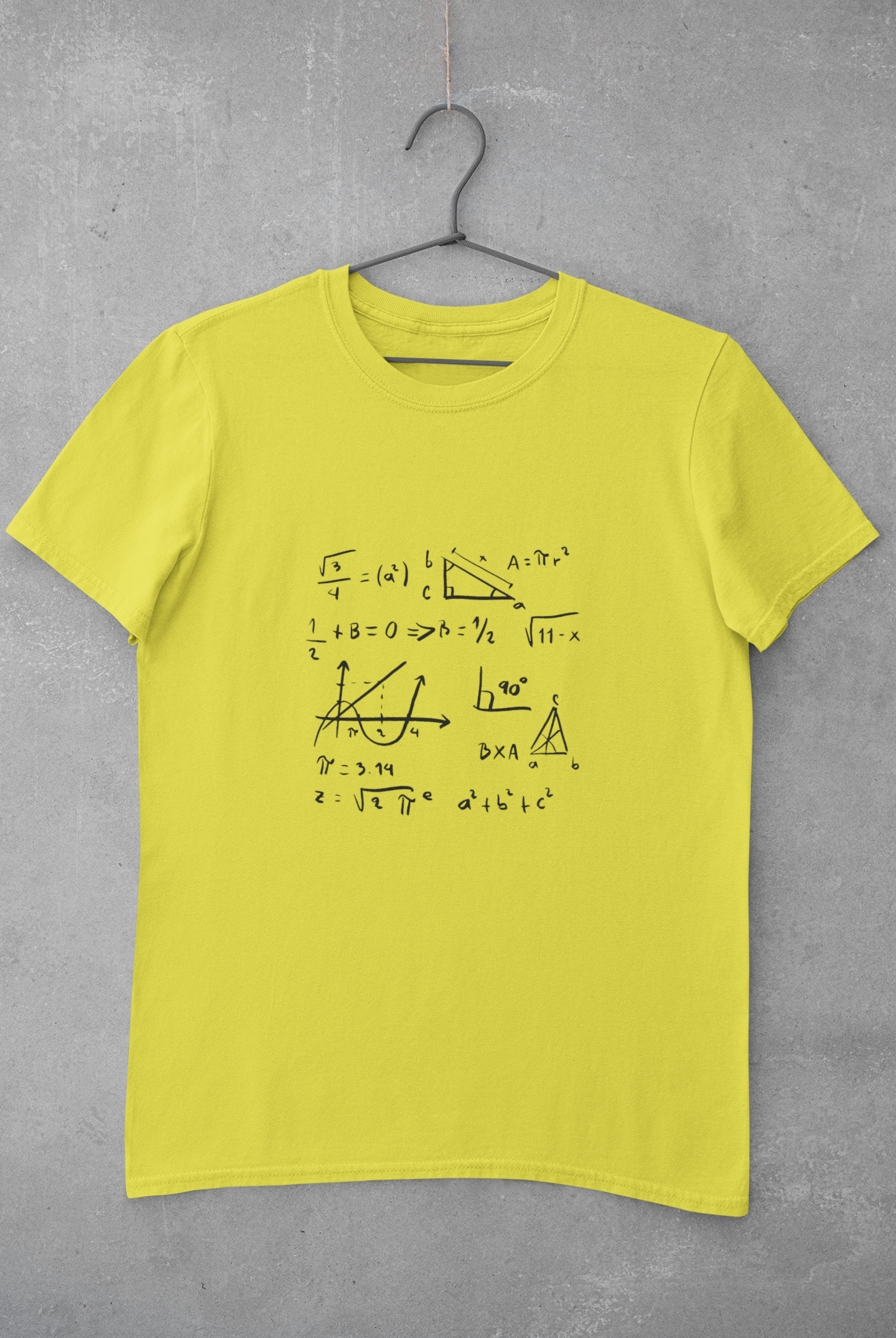 Math Formula Women Half Sleeves T-shirt- FunkyTeesClub