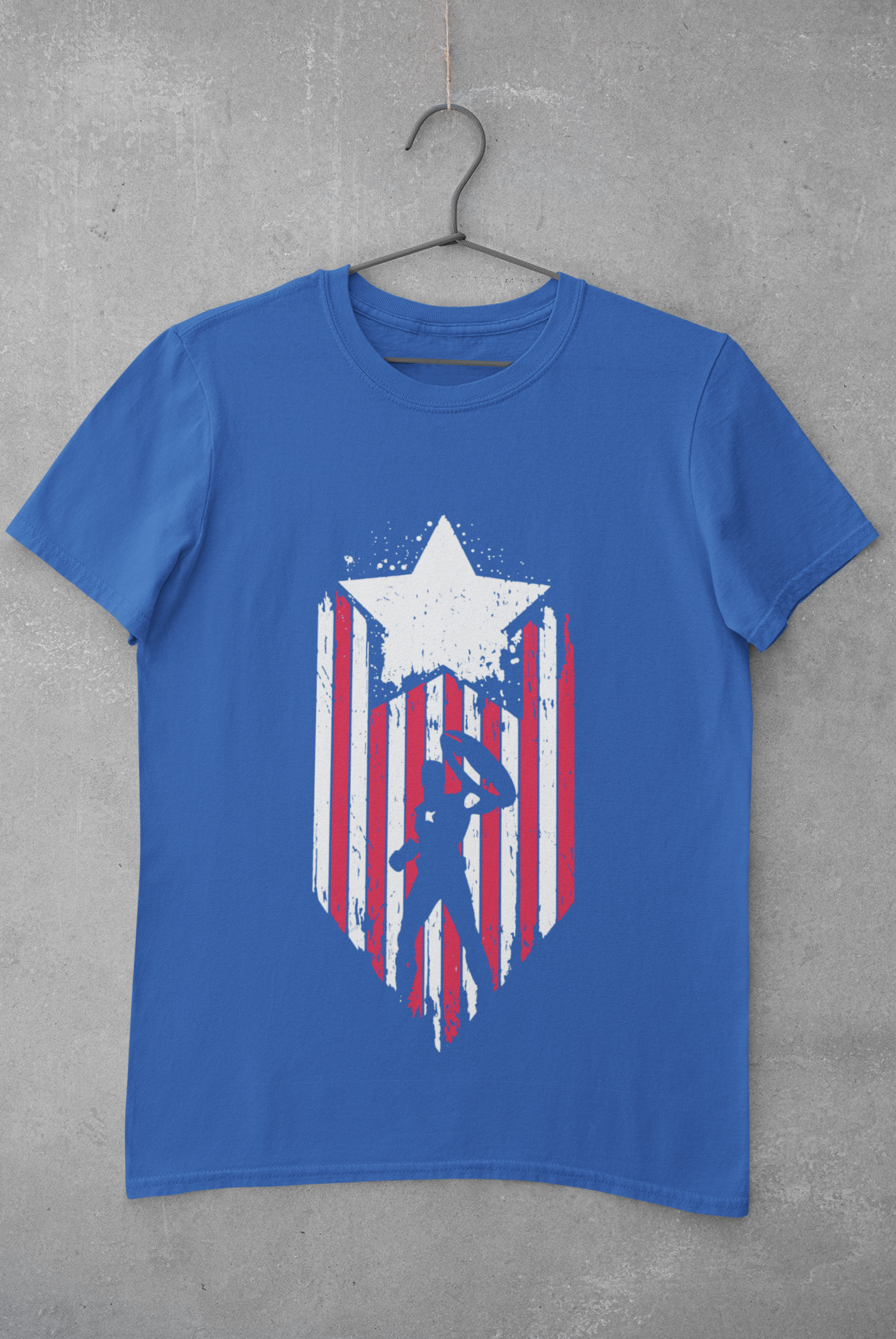 Captain America Web Series Mens Half Sleeves T-shirt- FunkyTeesClub