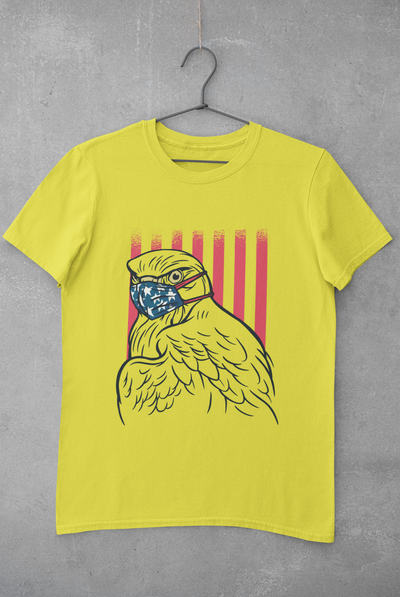 Eagle Women Half Sleeves T-shirt- FunkyTeesClub