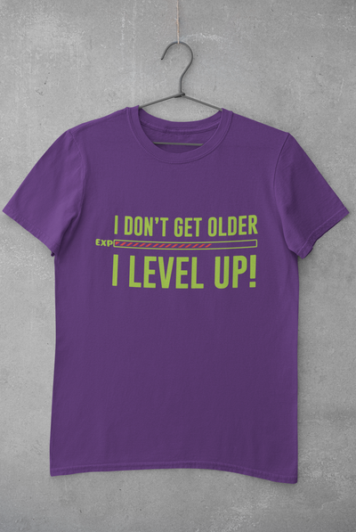 I Level Up Women Half Sleeves T-shirt- FunkyTeesClub
