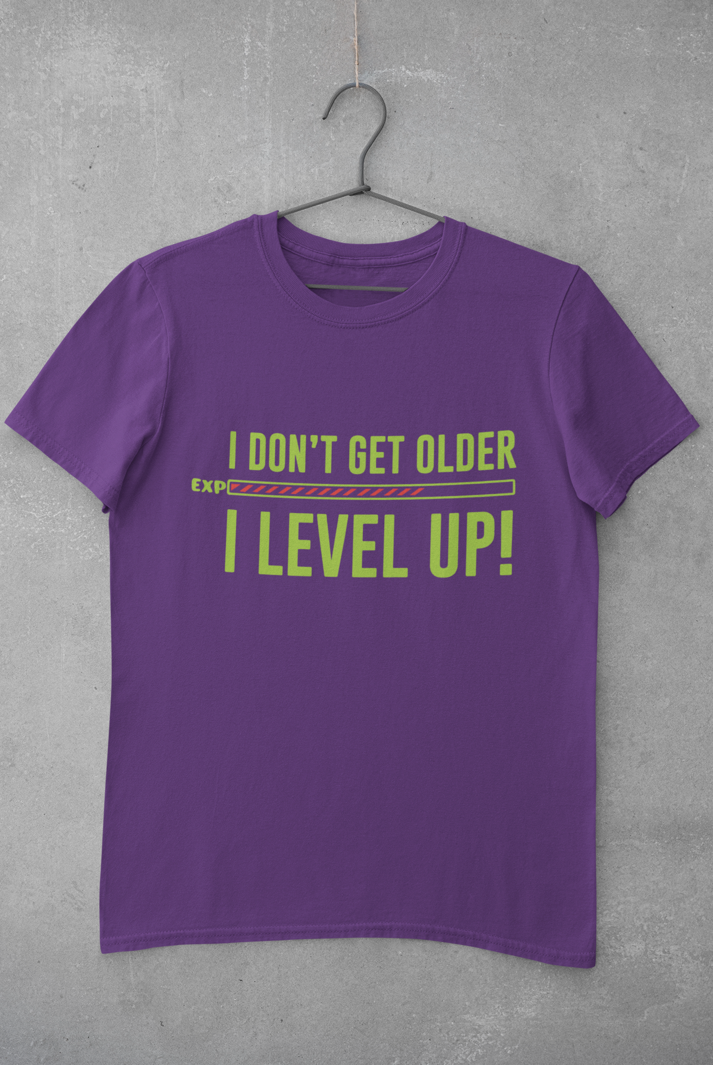 I Level Up Mens Half Sleeves T-shirt- FunkyTeesClub