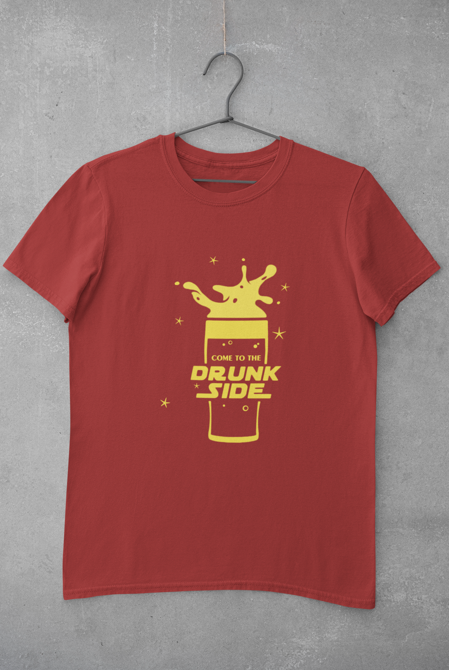 Drunk Mens Half Sleeves T-shirt- FunkyTeesClub
