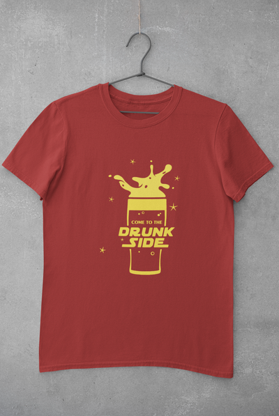 Drunk Mens Half Sleeves T-shirt- FunkyTeesClub