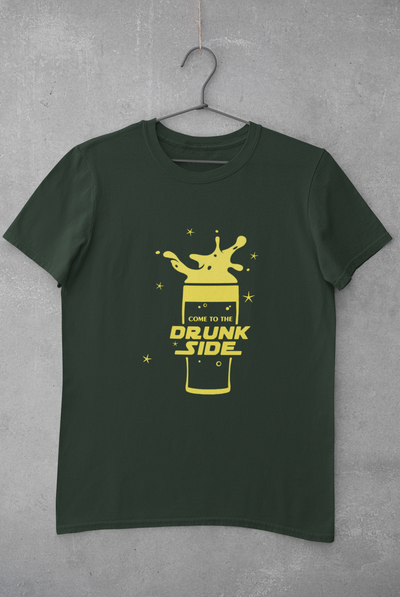 Drunk Mens Half Sleeves T-shirt- FunkyTeesClub