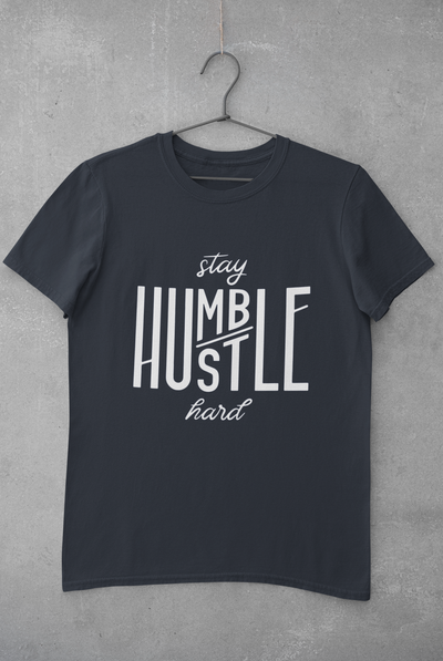 Stay Humble Mens Half Sleeves T-shirt- FunkyTeesClub