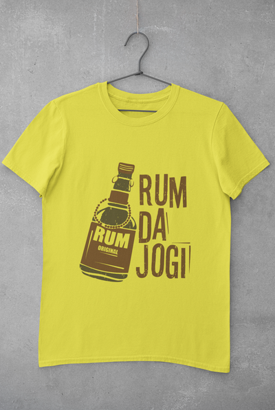 Rum Da Jogi Pub And Beer Women Half Sleeves T-shirt- FunkyTeesClub