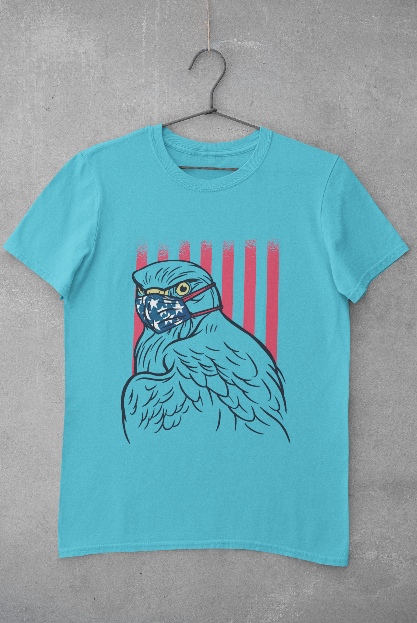 Eagle Mens Half Sleeves T-shirt- FunkyTeesClub
