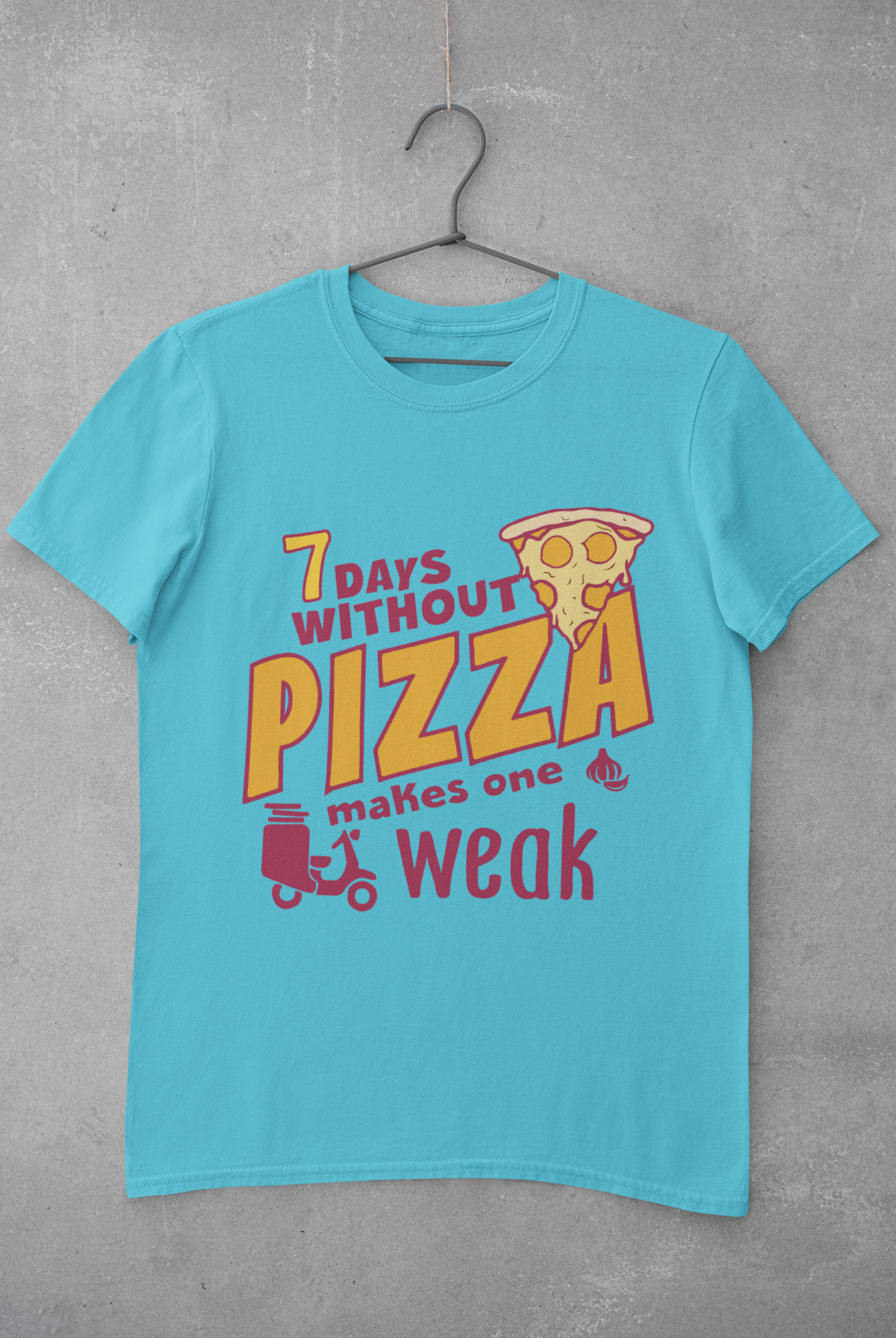 Pizza Women Half Sleeves T-shirt- FunkyTeesClub