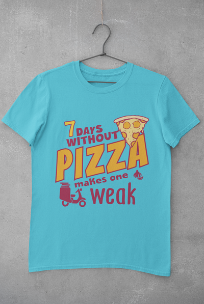Pizza Women Half Sleeves T-shirt- FunkyTeesClub