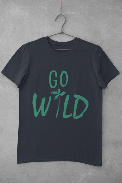 Go Wild Women Half Sleeves T-shirt- FunkyTeesClub