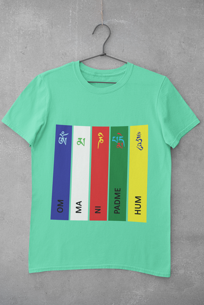 Ladakh Om Mani Padme Hum Women Half Sleeves T-shirt- FunkyTeesClub