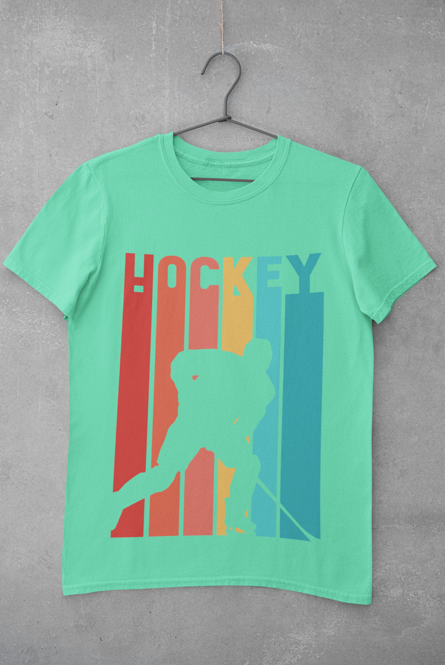 Hockey Mens Half Sleeves T-shirt- FunkyTeesClub