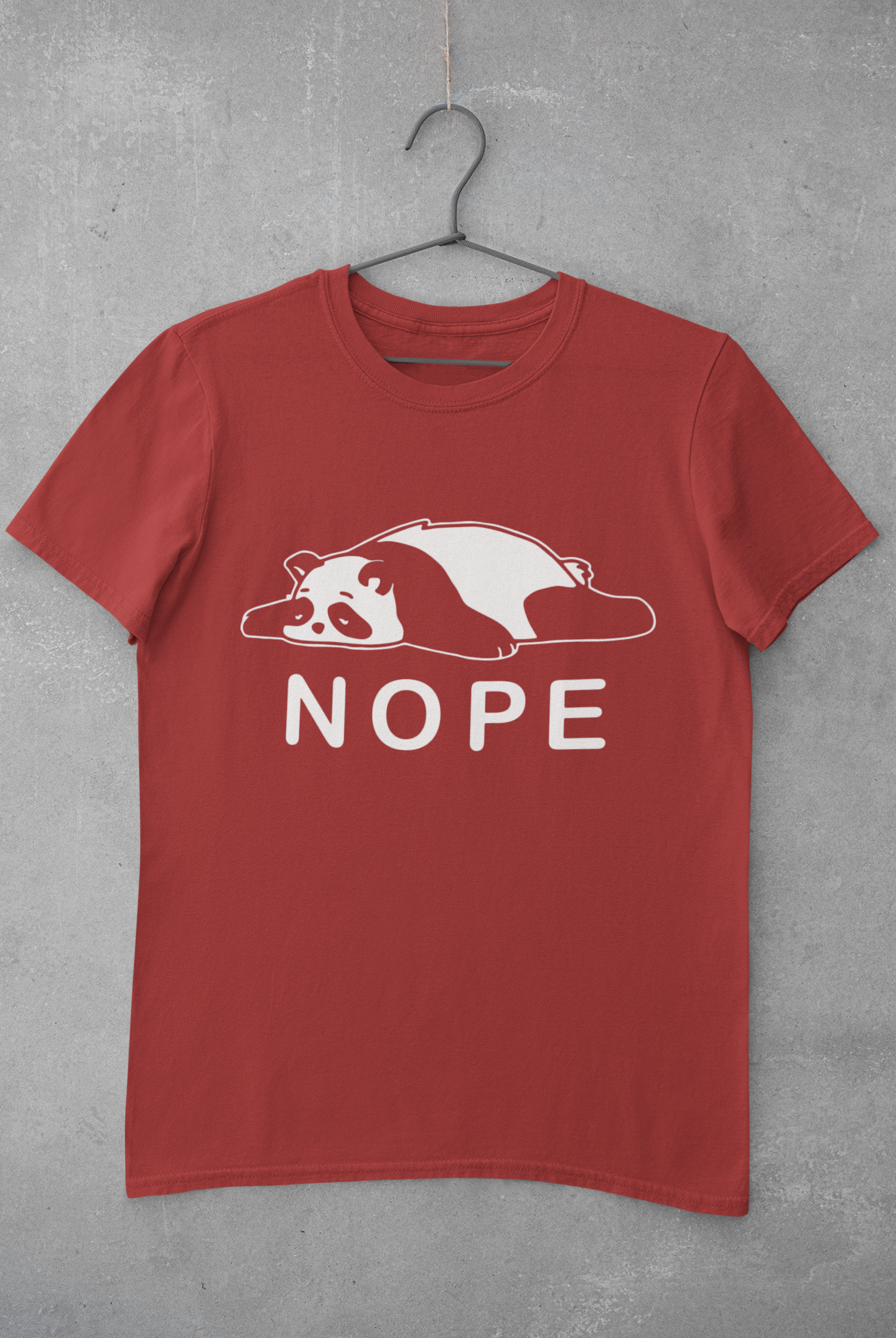 Nope Mens Half Sleeves T-shirt- FunkyTeesClub