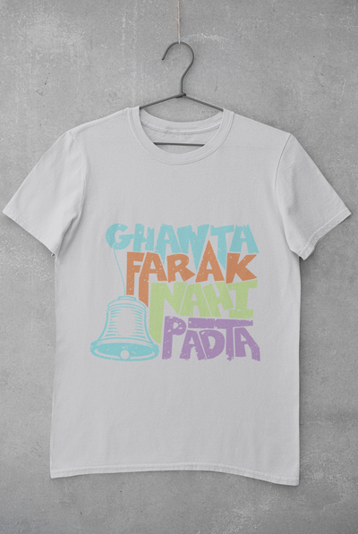 Ghanta Farak Mens Half Sleeves T-shirt- FunkyTeesClub