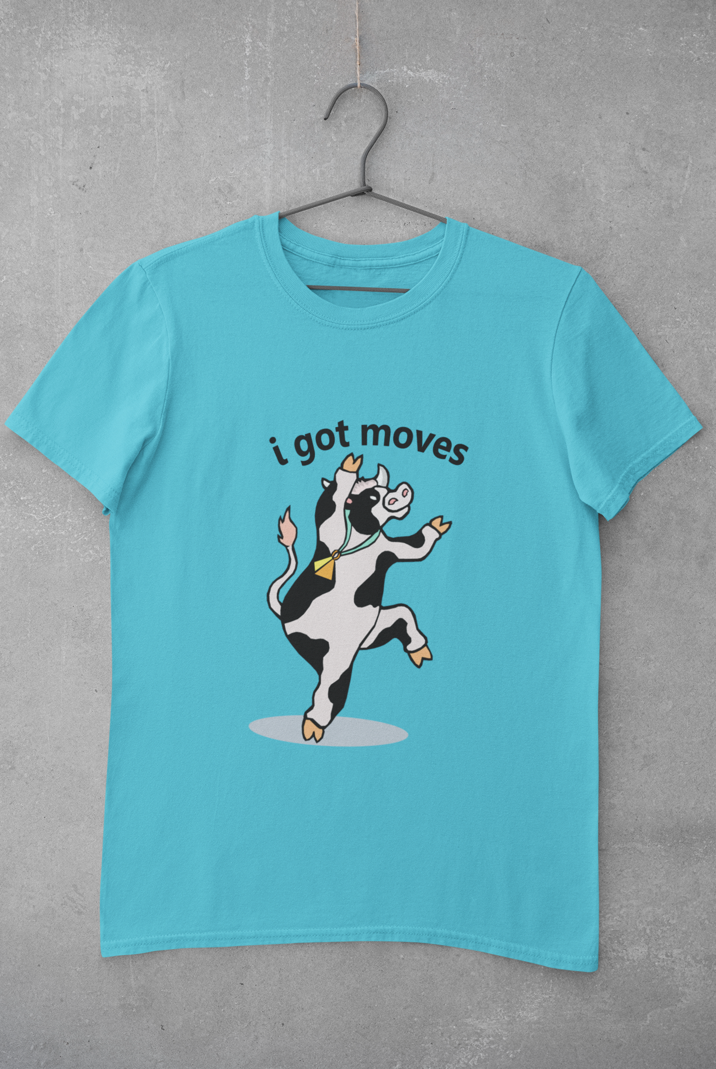 I Got Moves Mens Half Sleeves T-shirt- FunkyTeesClub