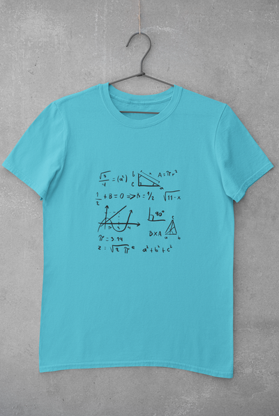 Math Formula Mens Half Sleeves T-shirt- FunkyTeesClub