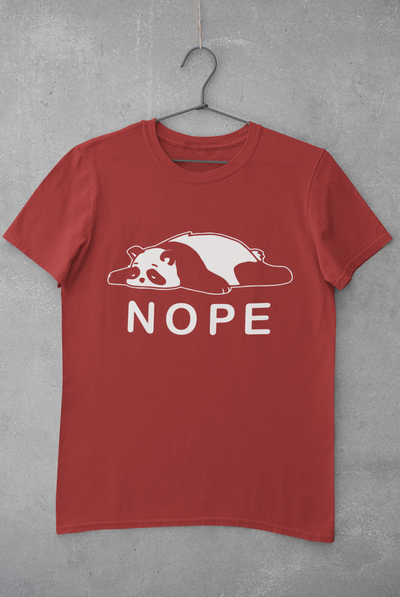 Nope Women Half Sleeves T-shirt- FunkyTeesClub