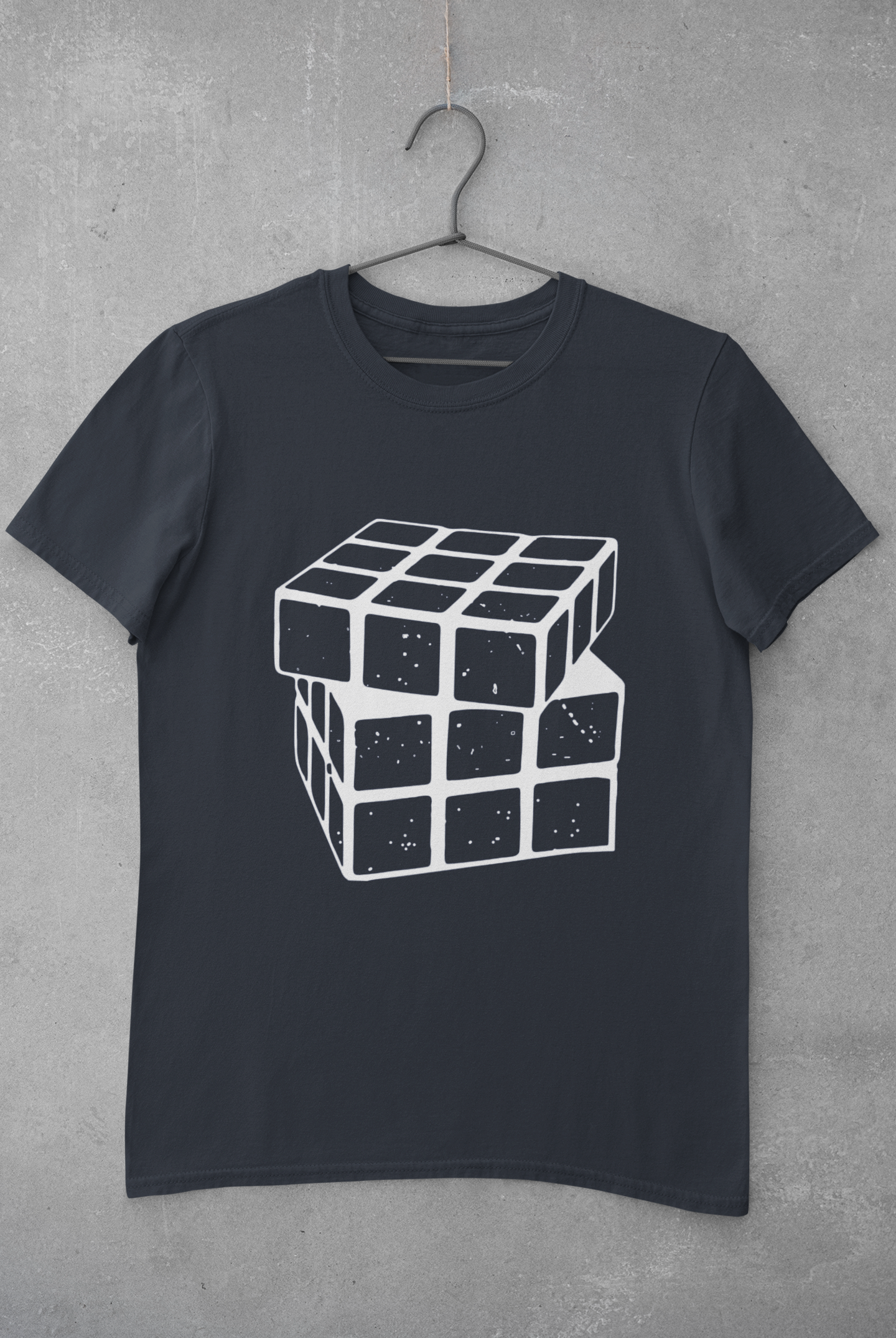 Rubic Mens Half Sleeves T-shirt- FunkyTeesClub