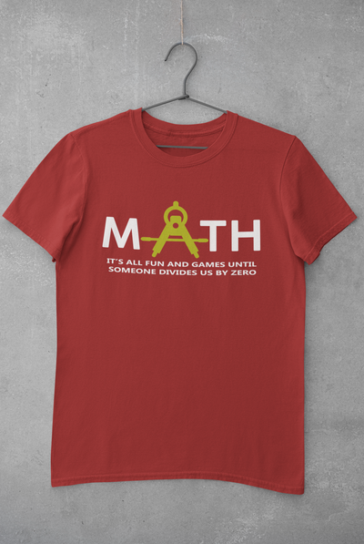 Math Teacher Women Half Sleeves T-shirt- FunkyTeesClub