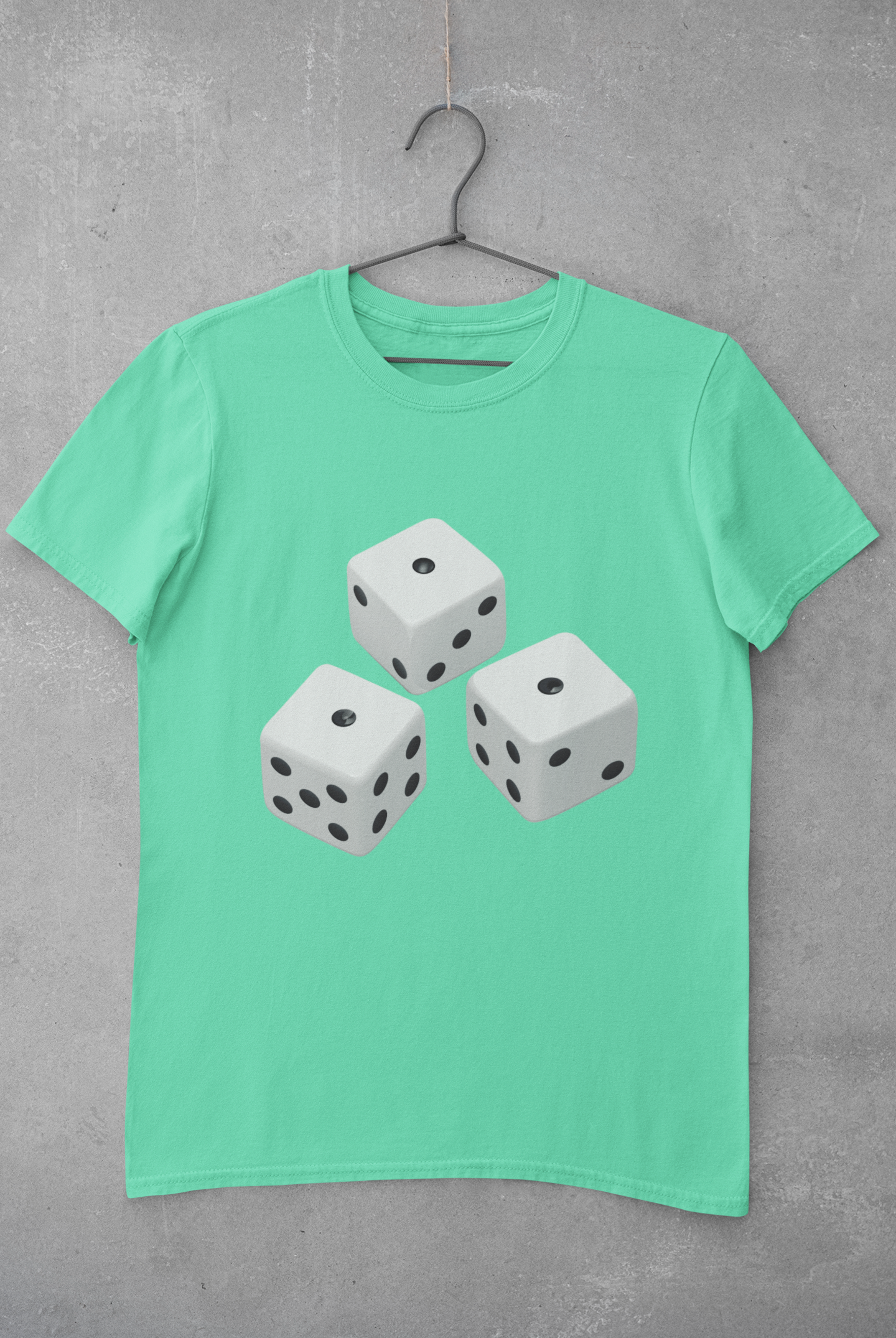 Dice Mens Half Sleeves T-shirt- FunkyTeesClub