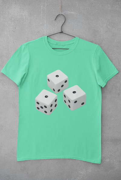 Dice Mens Half Sleeves T-shirt- FunkyTeesClub