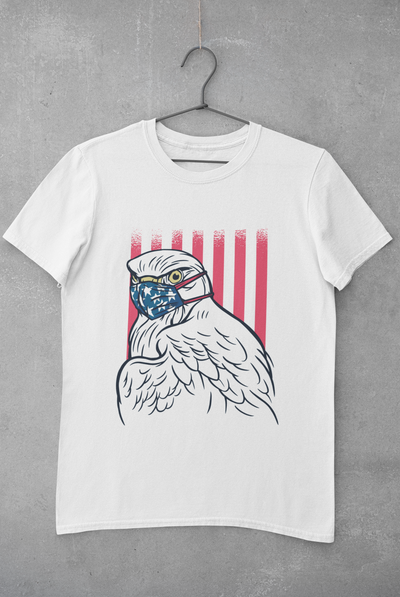 Eagle Women Half Sleeves T-shirt- FunkyTeesClub
