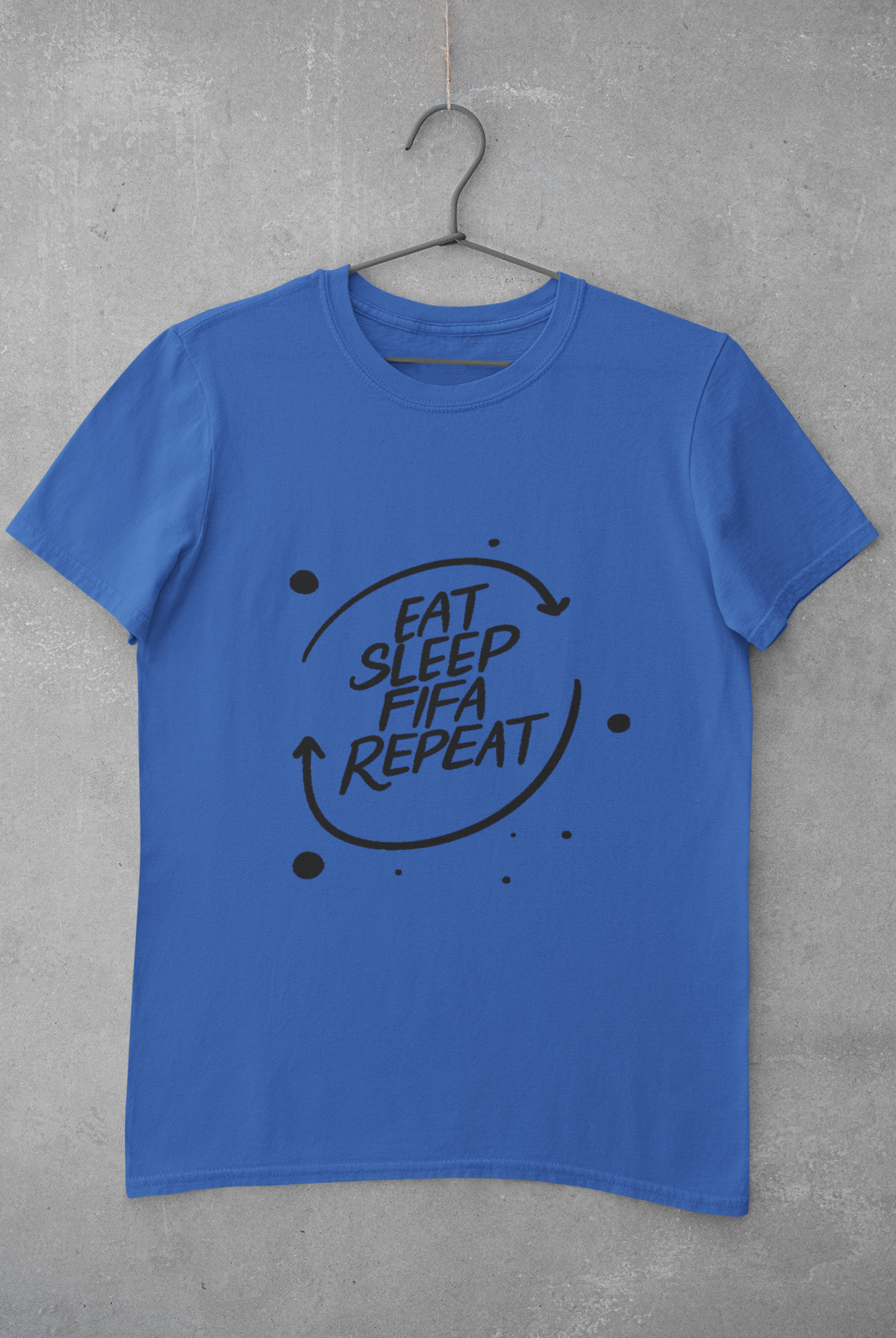 Eat Sleep Repeat  Mens Half Sleeves T-shirt- FunkyTeesClub