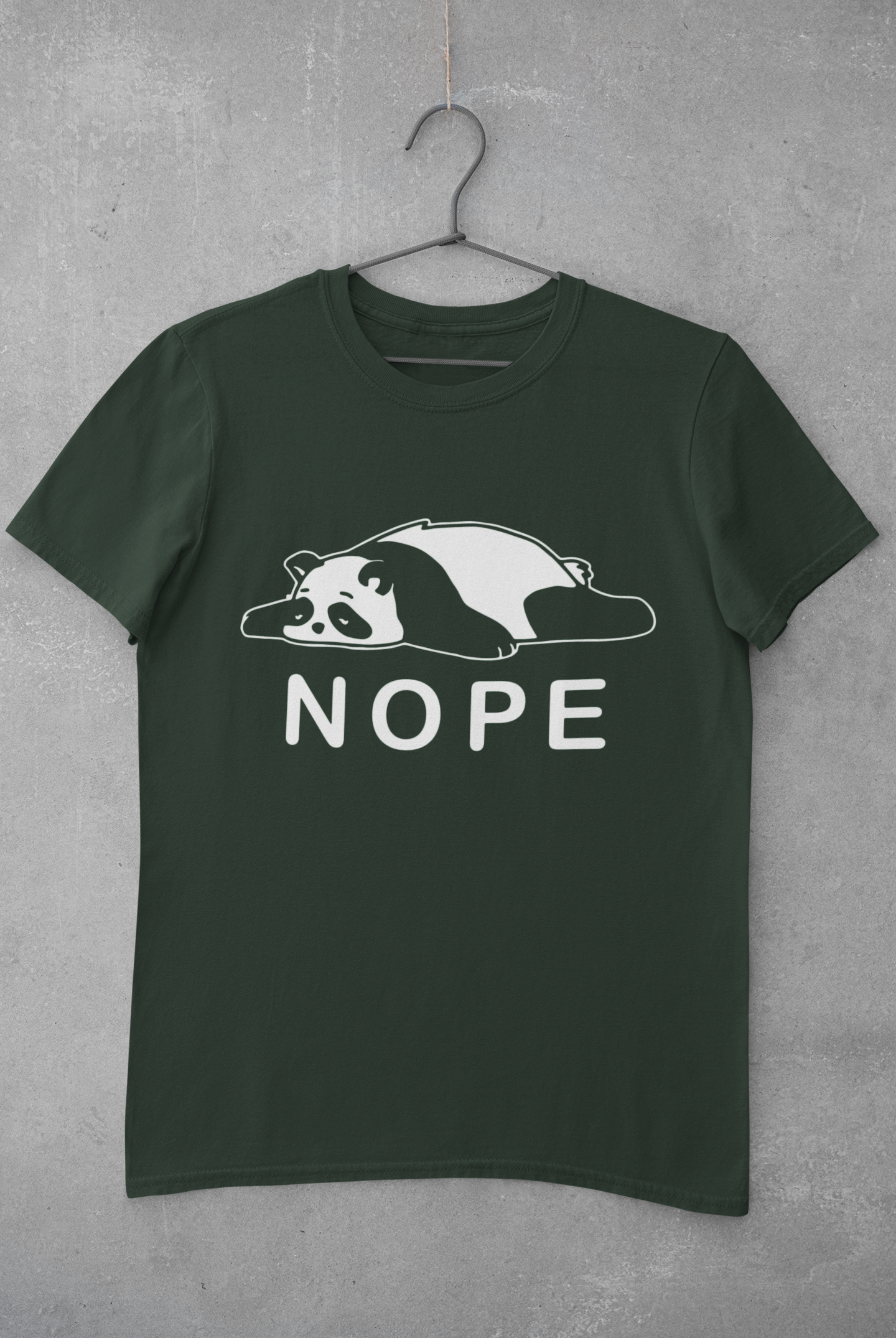 Nope Mens Half Sleeves T-shirt- FunkyTeesClub