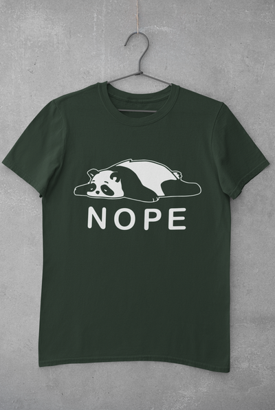 Nope Mens Half Sleeves T-shirt- FunkyTeesClub