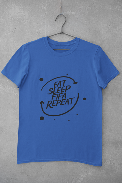 Eat Sleep Repeat Women Half Sleeves T-shirt- FunkyTeesClub