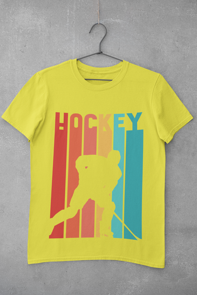 Hockey Women Half Sleeves T-shirt- FunkyTeesClub