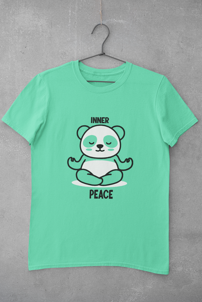 Inner Peace Women Half Sleeves T-shirt- FunkyTeesClub