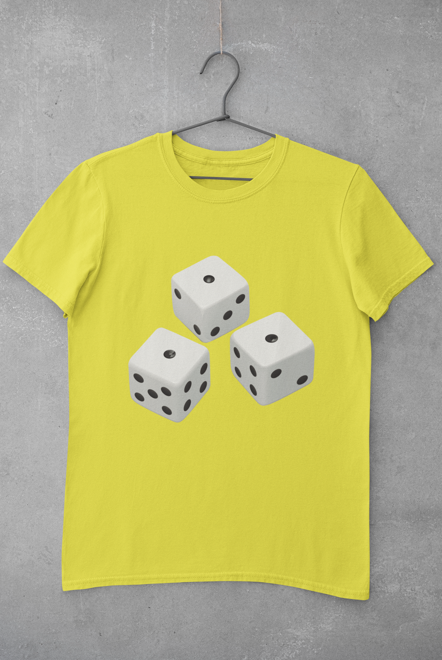 Dice Mens Half Sleeves T-shirt- FunkyTeesClub