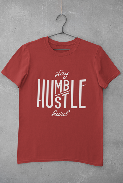 Stay Humble Women Half Sleeves T-shirt- FunkyTeesClub