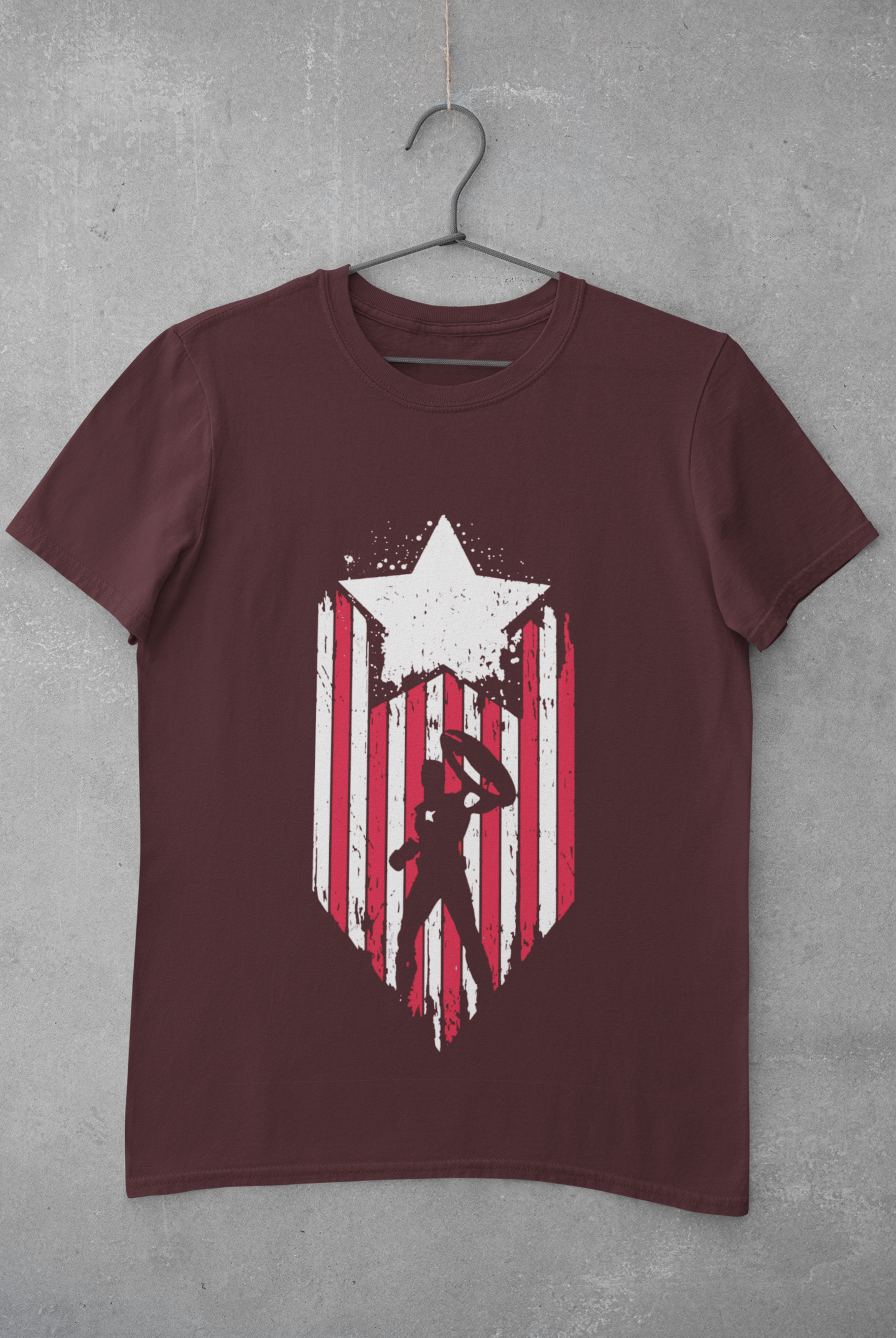 Captain America Web Series Mens Half Sleeves T-shirt- FunkyTeesClub