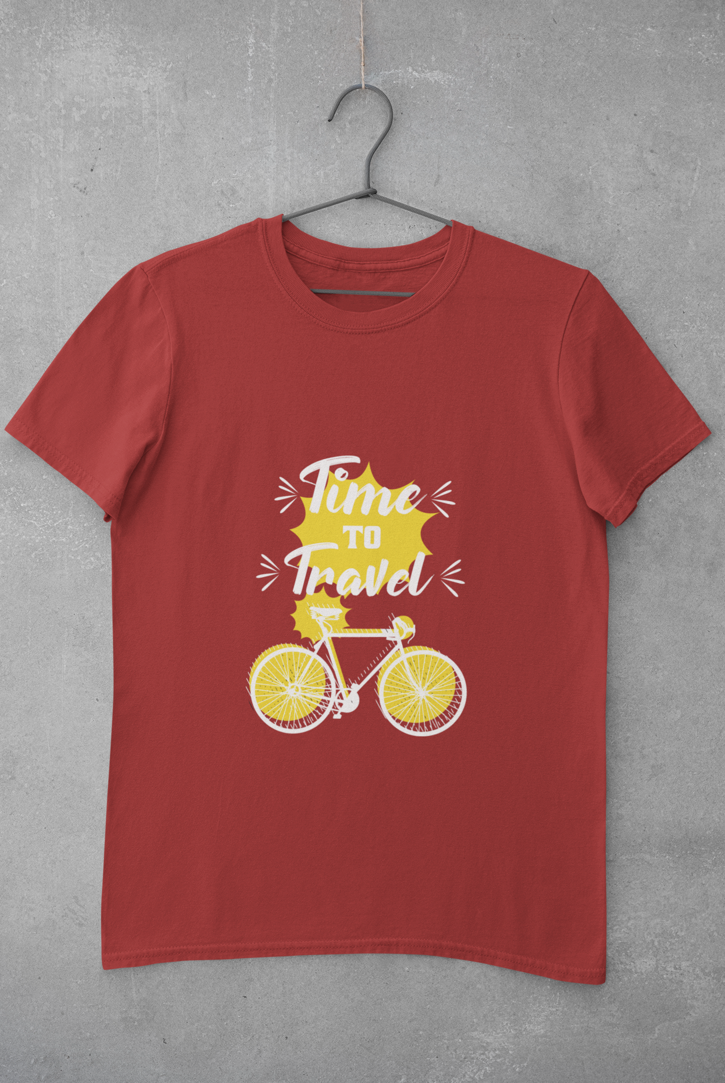 Time To Travel Women Half Sleeves T-shirt- FunkyTeesClub