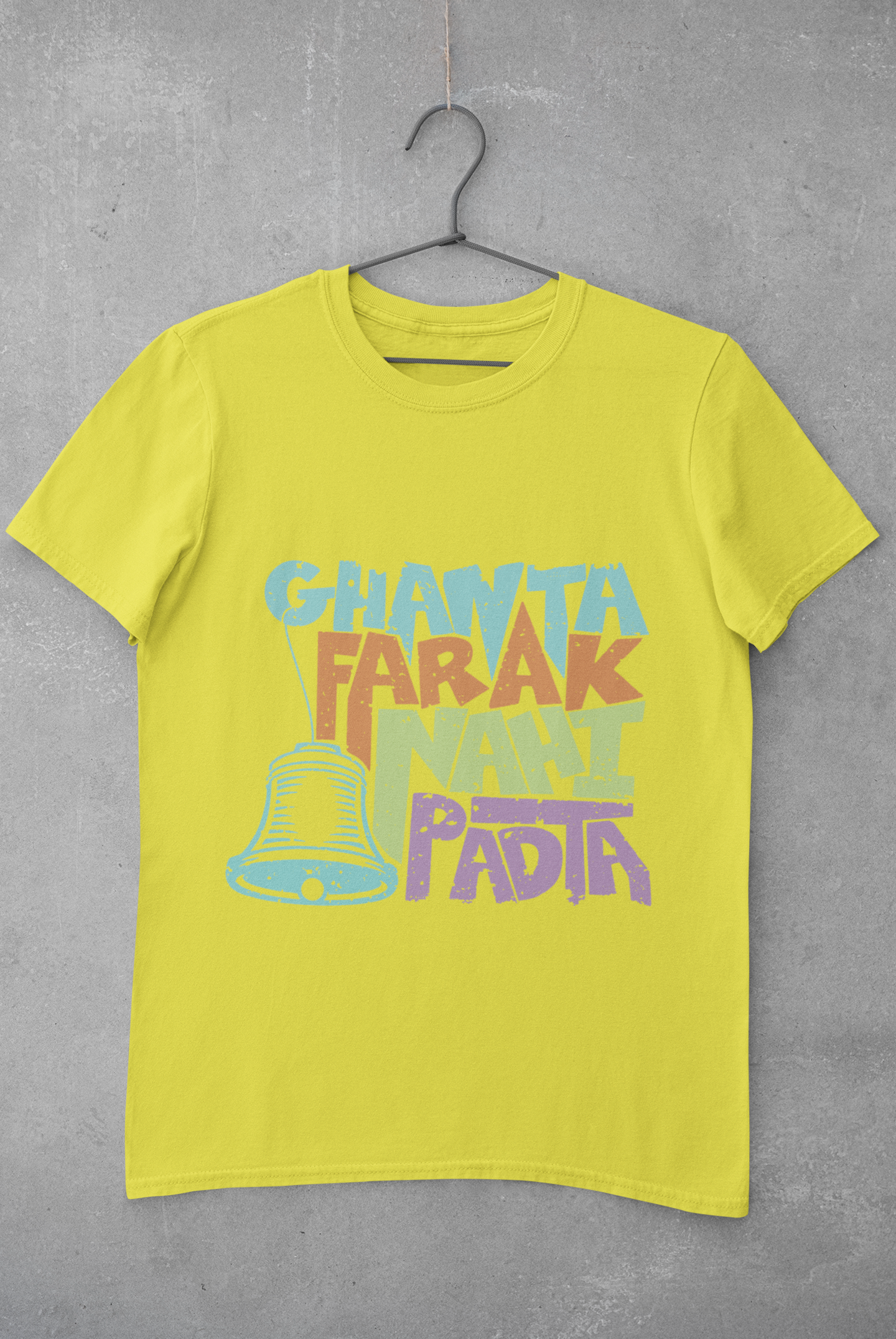 Ghanta Farak Mens Half Sleeves T-shirt- FunkyTeesClub
