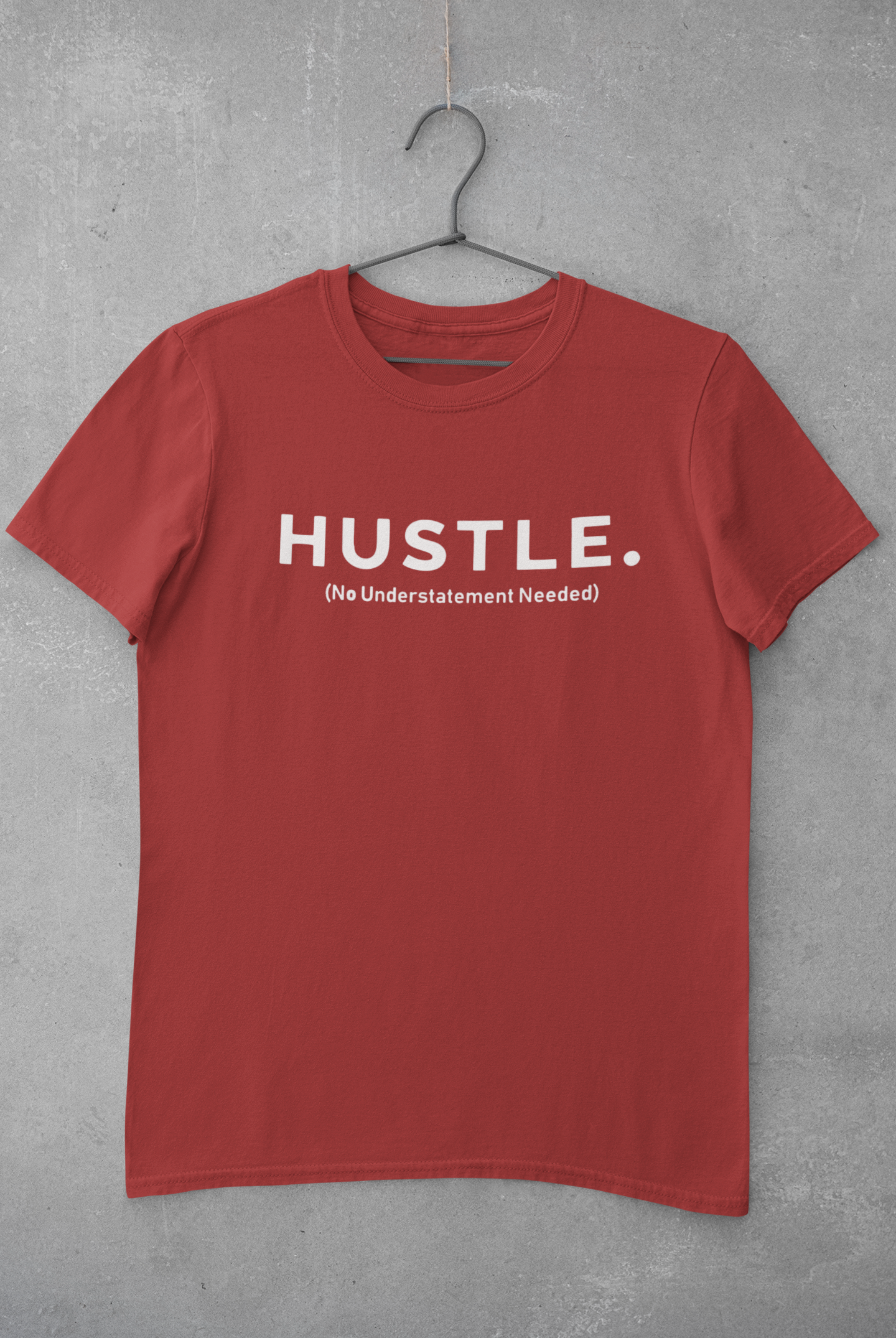 Hustle Women Half Sleeves T-shirt- FunkyTeesClub