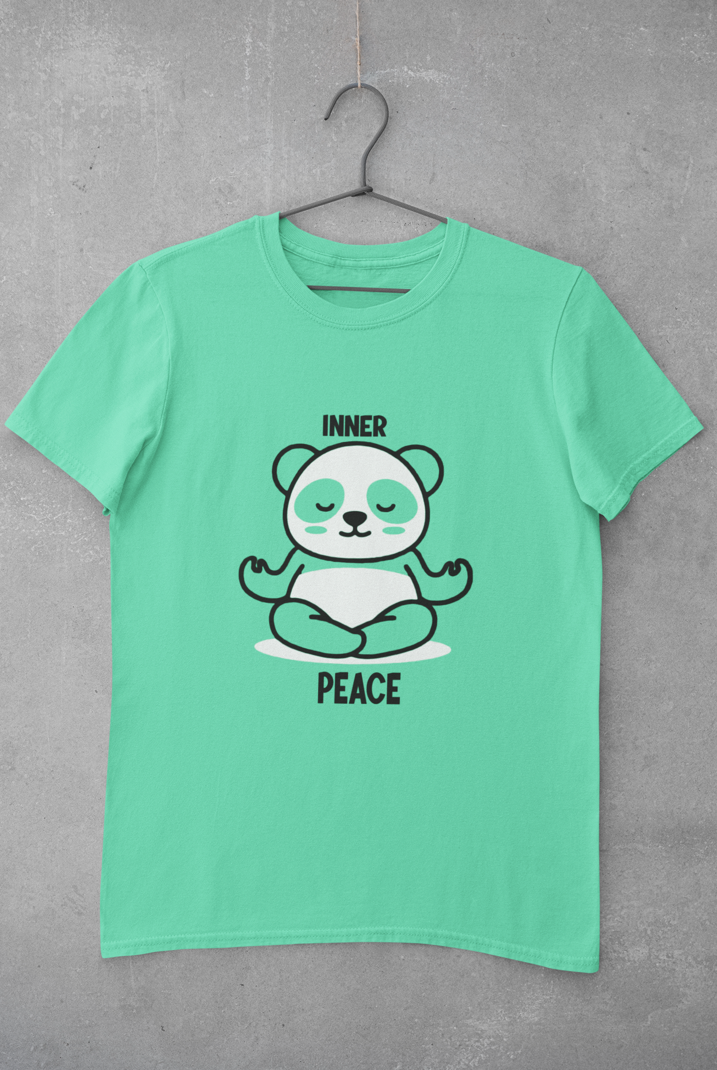Inner Peace Mens Half Sleeves T-shirt- FunkyTeesClub