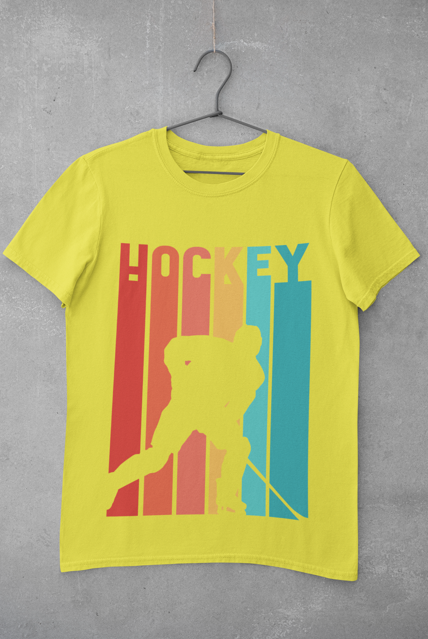 Hockey Mens Half Sleeves T-shirt- FunkyTeesClub
