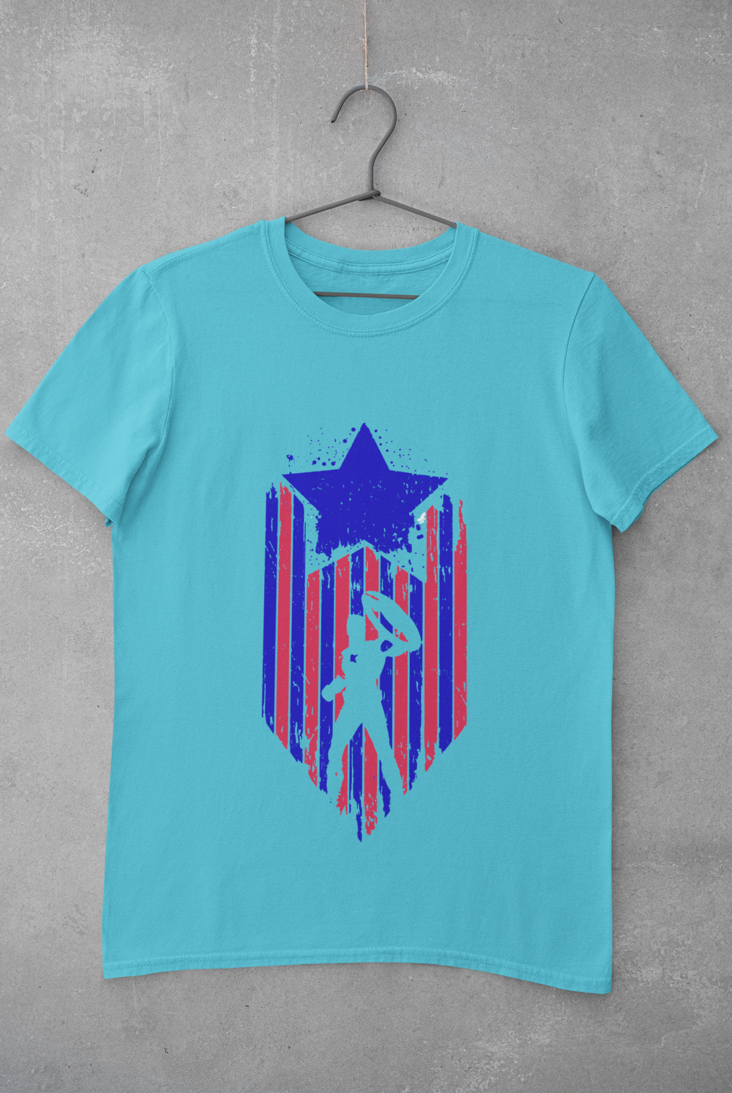 Captain America Web Series Mens Half Sleeves T-shirt- FunkyTeesClub