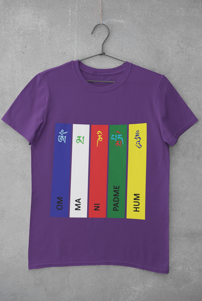 Ladakh Om Mani Padme Hum Women Half Sleeves T-shirt- FunkyTeesClub