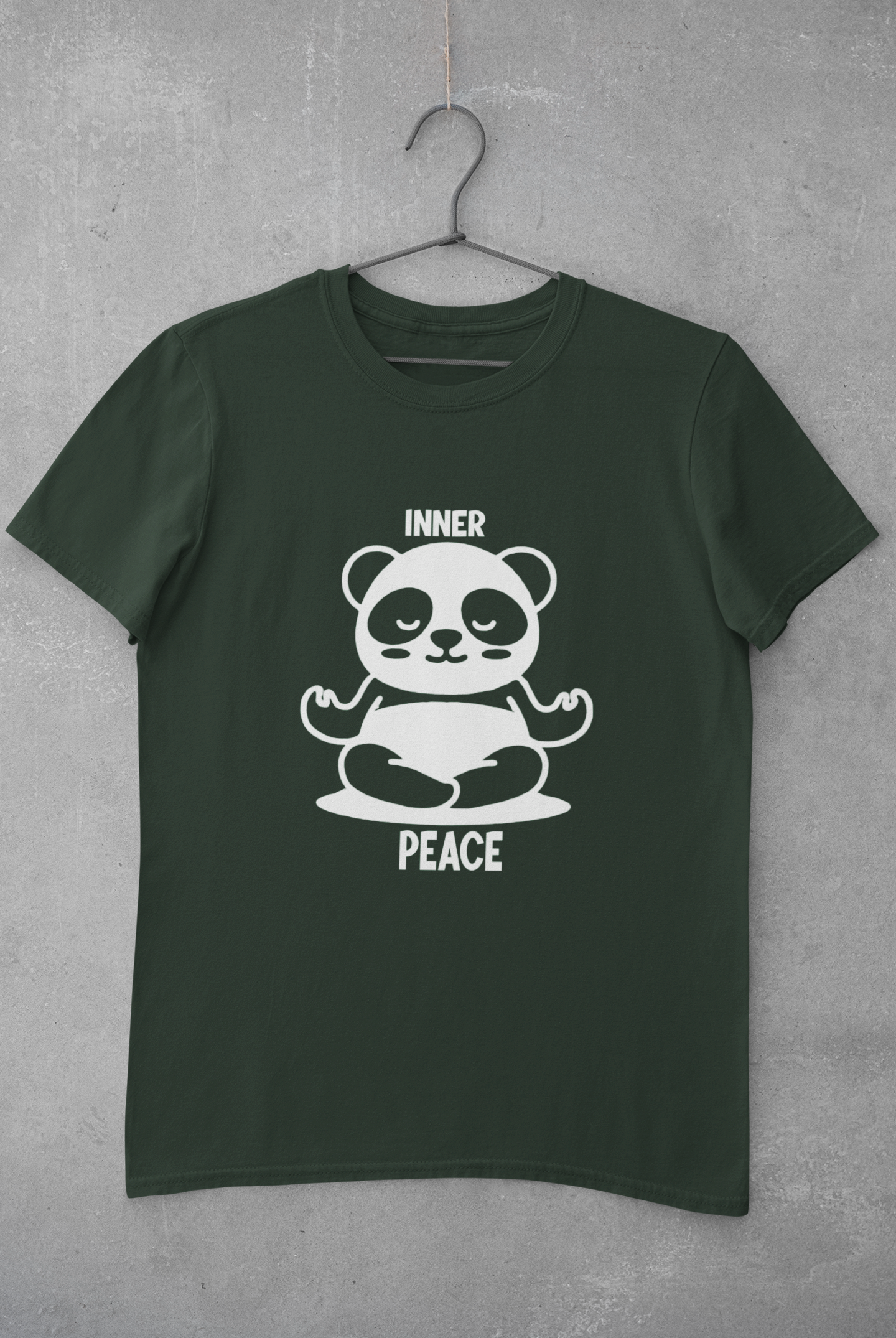 Inner Peace Mens Half Sleeves T-shirt- FunkyTeesClub