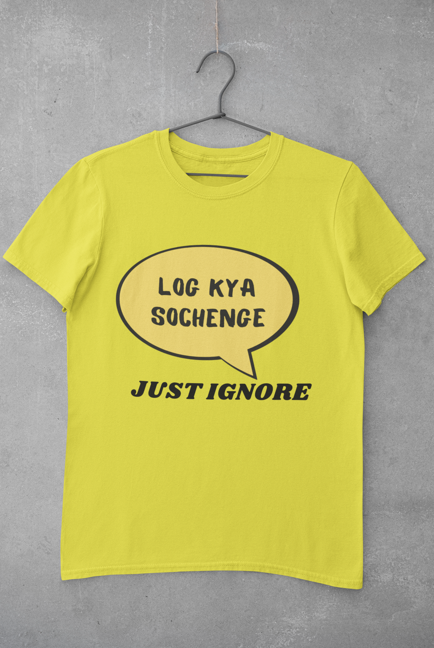 Log Kya Sochenge Mens Half Sleeves T-shirt- FunkyTeesClub
