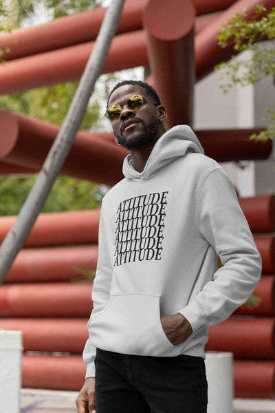 Attitude Men Hoodies-FunkyTeesClub