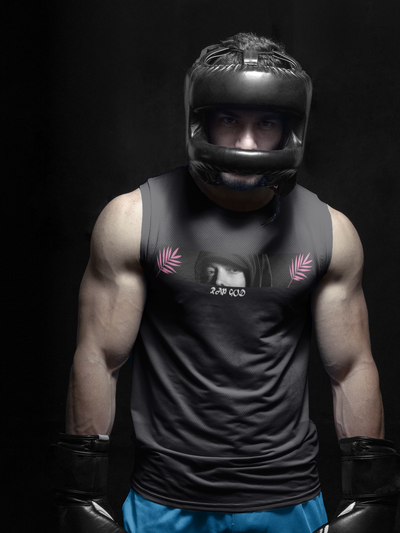 Rap God Minimal Men Gym Vest-FunkyTeesClub