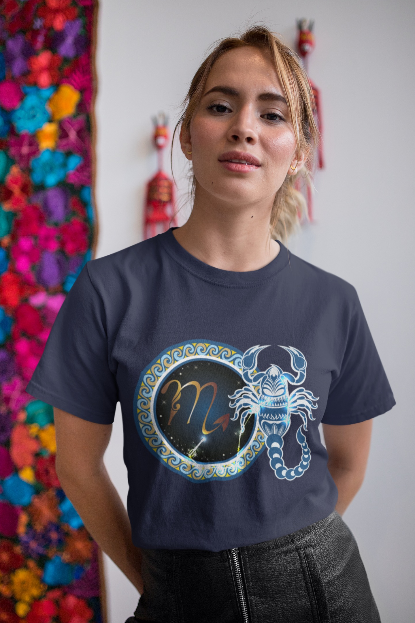 Scorpio Zodiac Sign Women Half Sleeves T-shirt- FunkyTeesClub