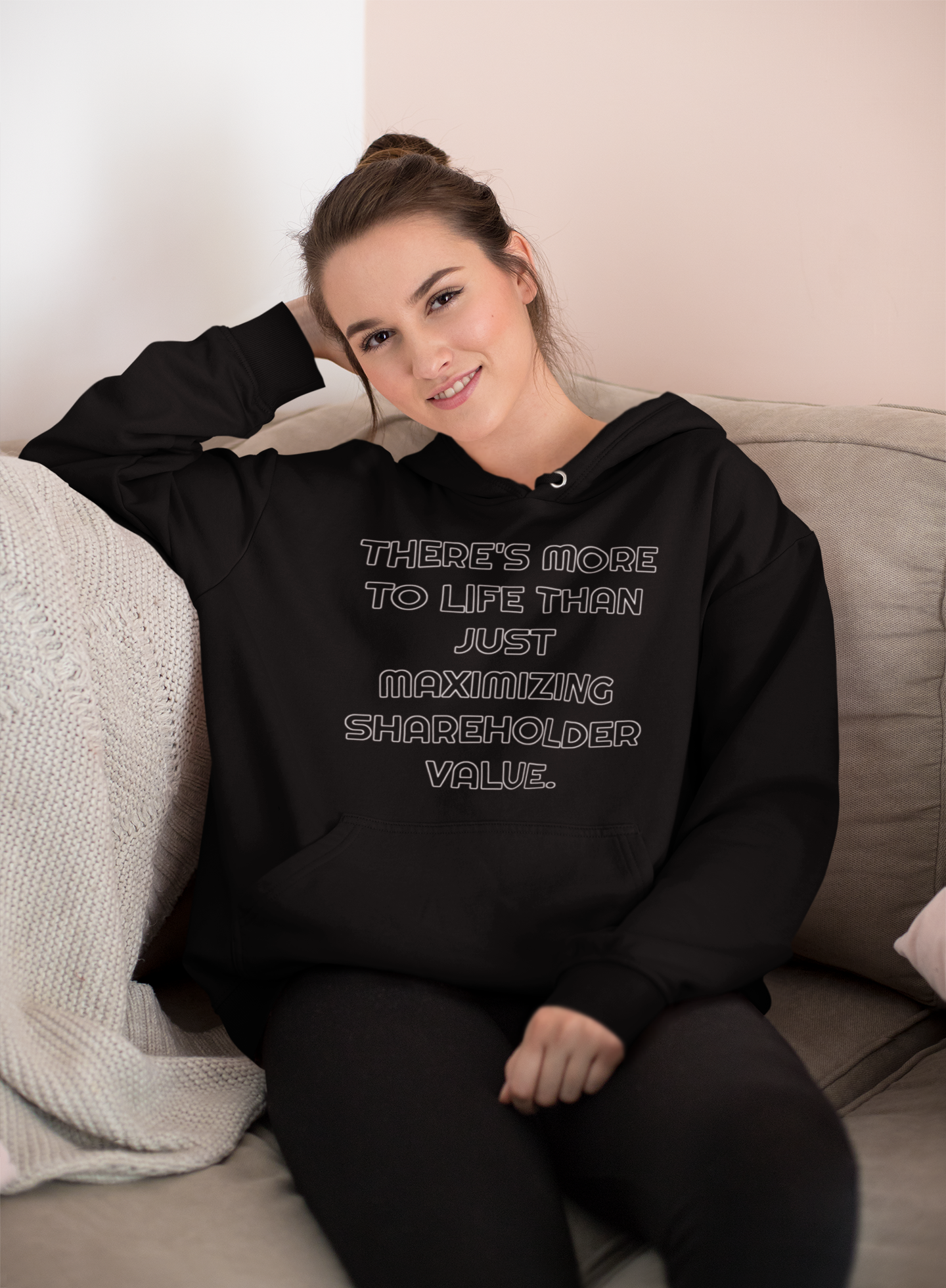 There Is More To Life Than Just Maximizing Shareholder Value Anti Government Hoodies for Women-FunkyTeesClub