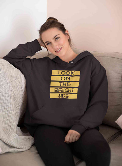 Look On The Bright Side Hoodies for Women-FunkyTeesClub