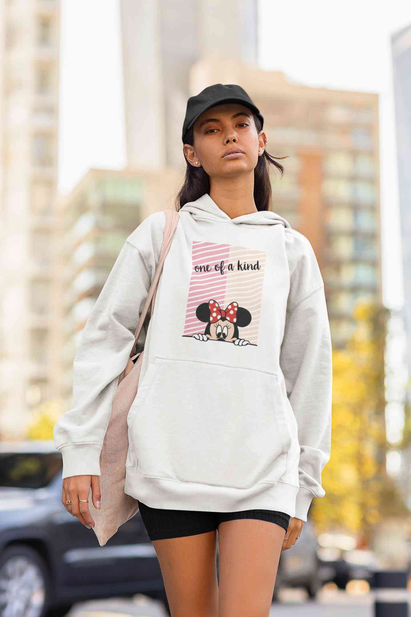 One Of A Kind Cartoon Hoodies for Women-FunkyTeesClub
